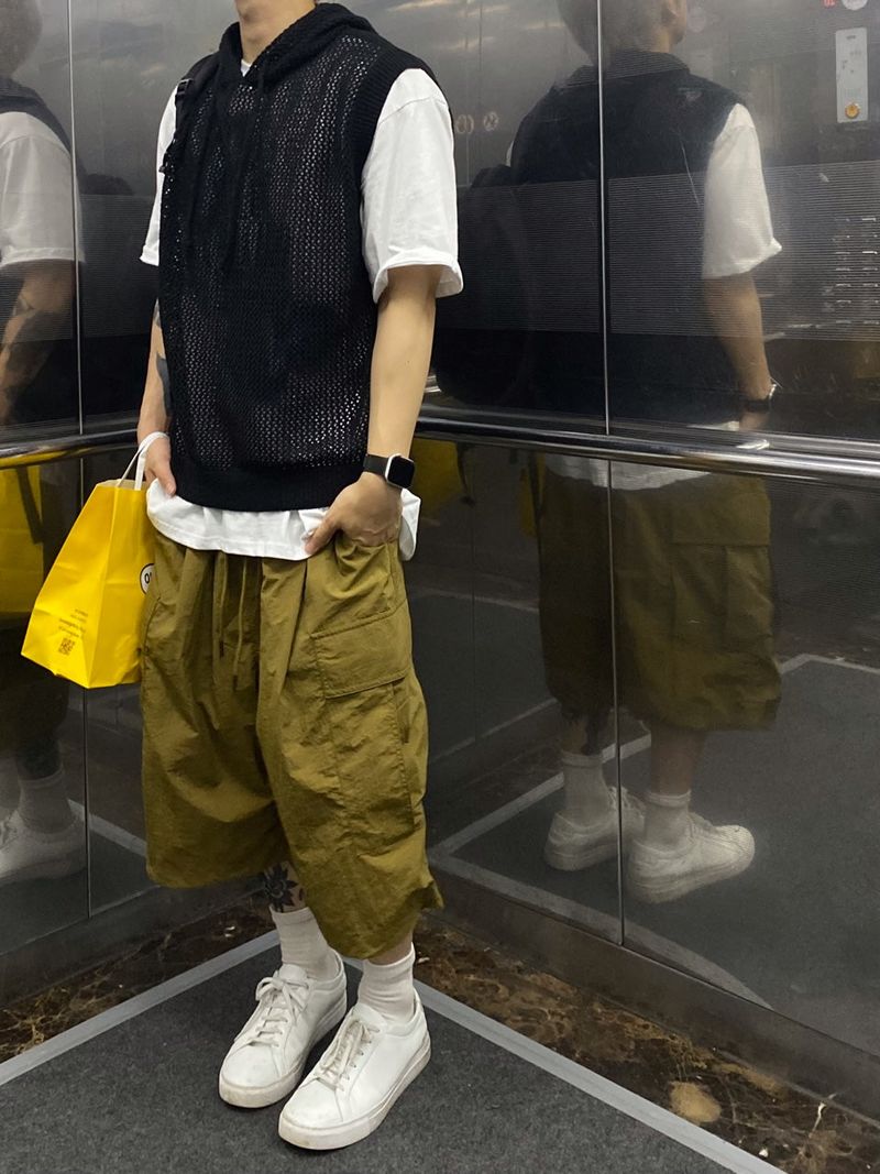 Net Hooded Vest 3C