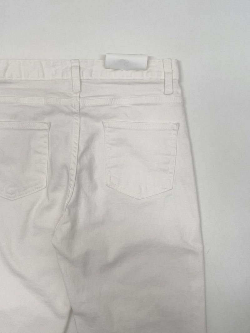 202 スリット コットン カプリ パンツ