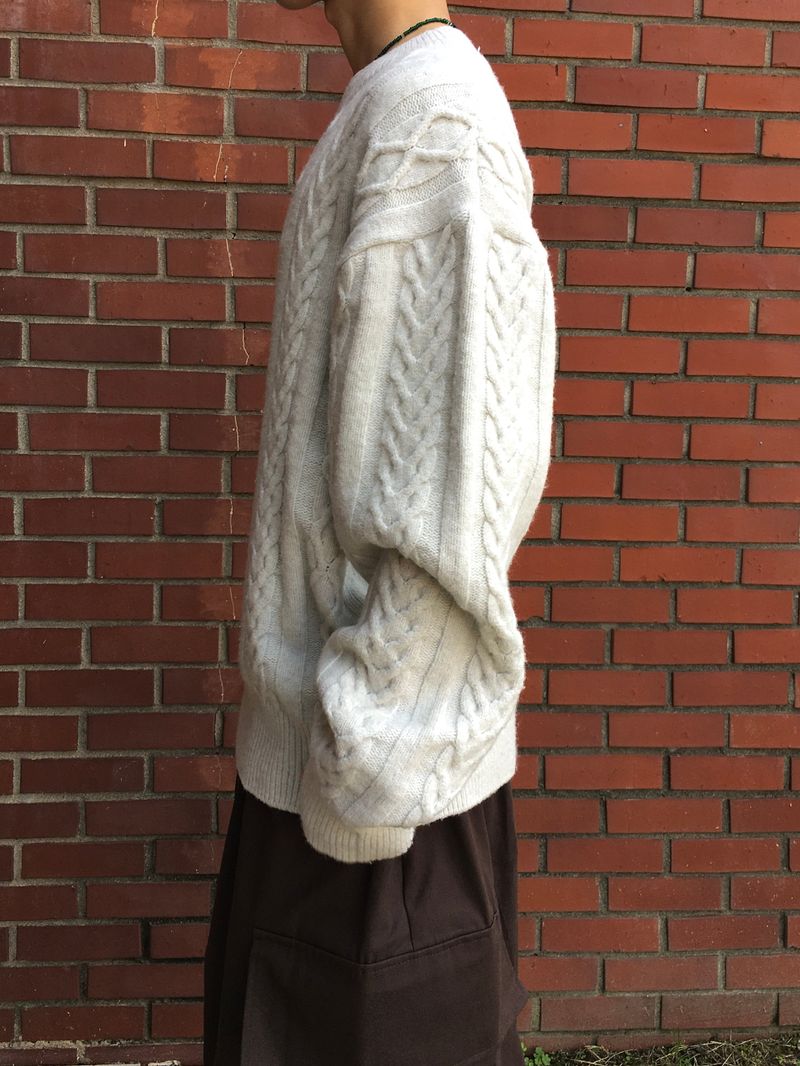 Leeum Fisherman Wool Knit 4C