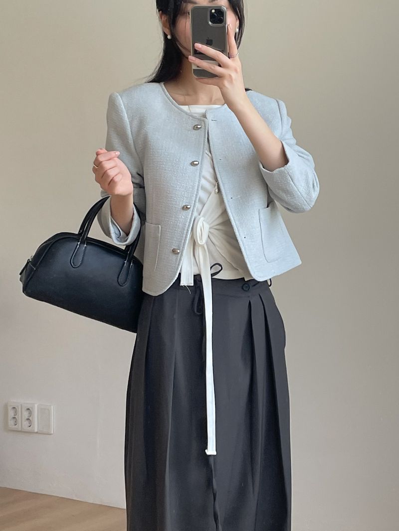 Vinua Unbalance Wrap Wide Slacks