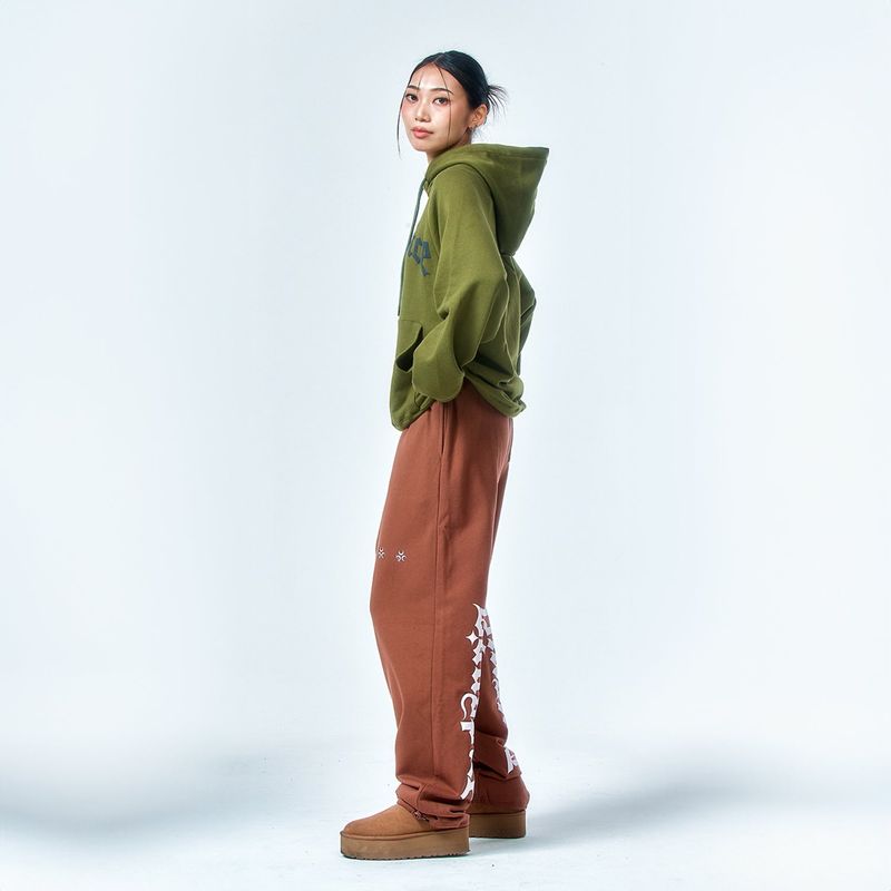Logo Sweat Pants Brown