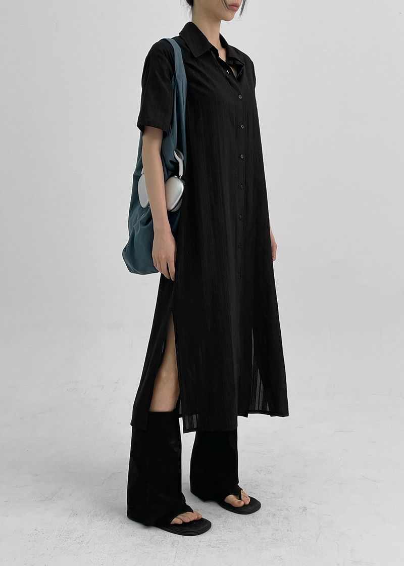 [MADE] Puring Summer Shirt Long Dress