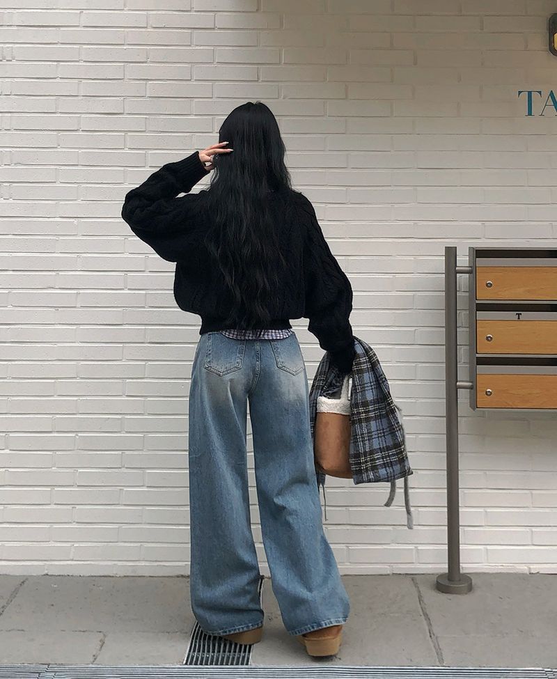 [BELLIDE MADE] フレキシブルケーブルラウンドニット