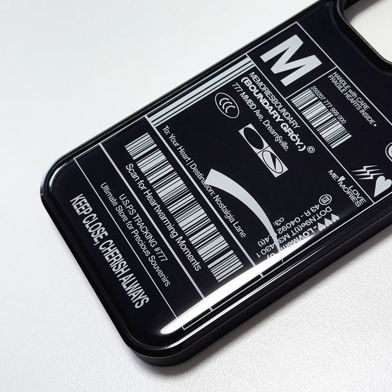 Fresh Love Delivery Label Phone Case (BK)