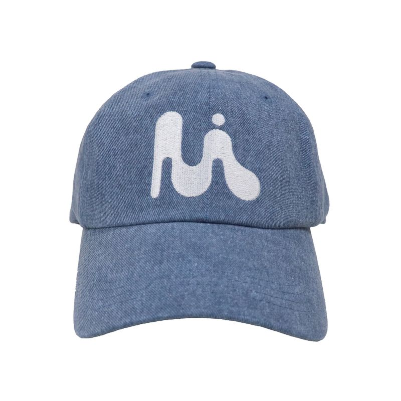 MIYHOO(ミワイフ)の「BIG LOGO BALL CAP ( WASHING DENIM )(Hats)」