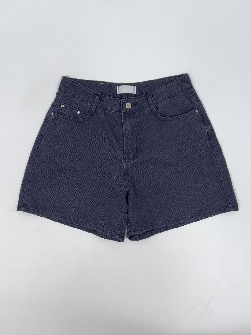Oxford Cotton Half-length Shorts
