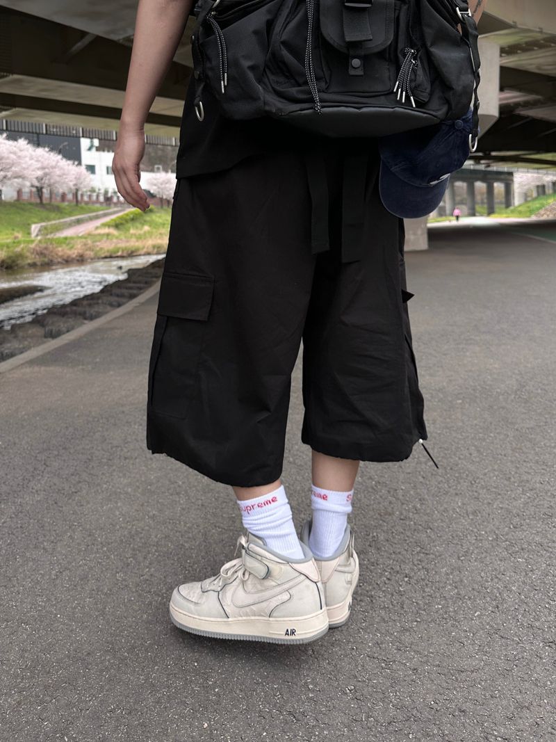 Amekaji Loose Cargo Pants 4C
