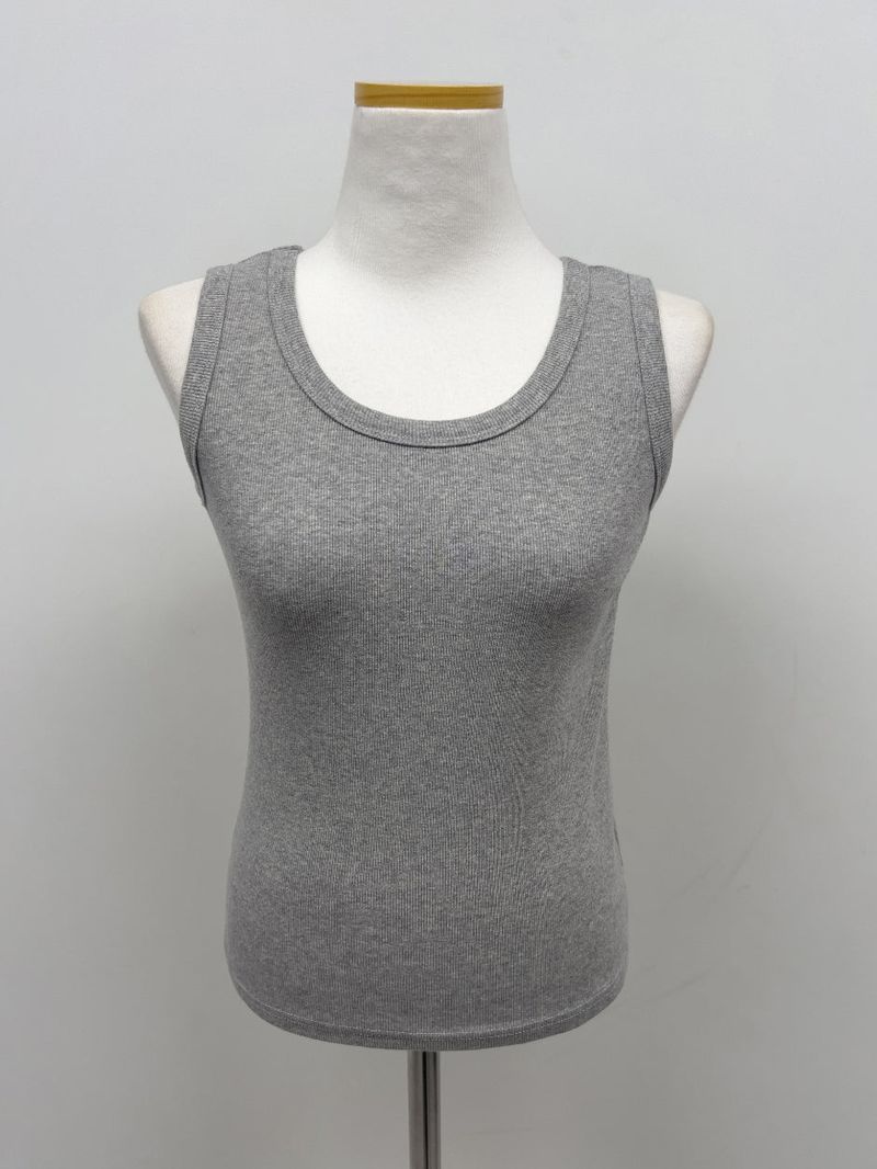 Ava Ribbed Sleeveless Top