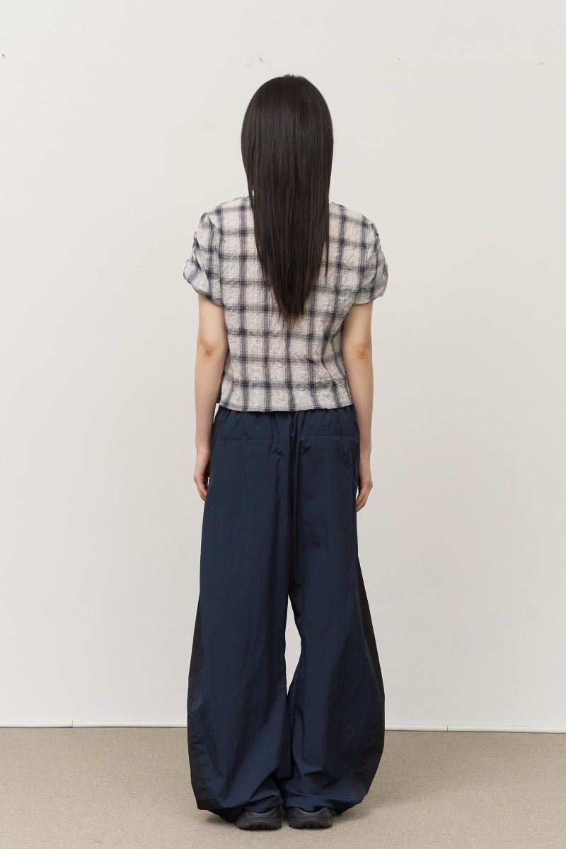 (W) Heal Shirring Blouse