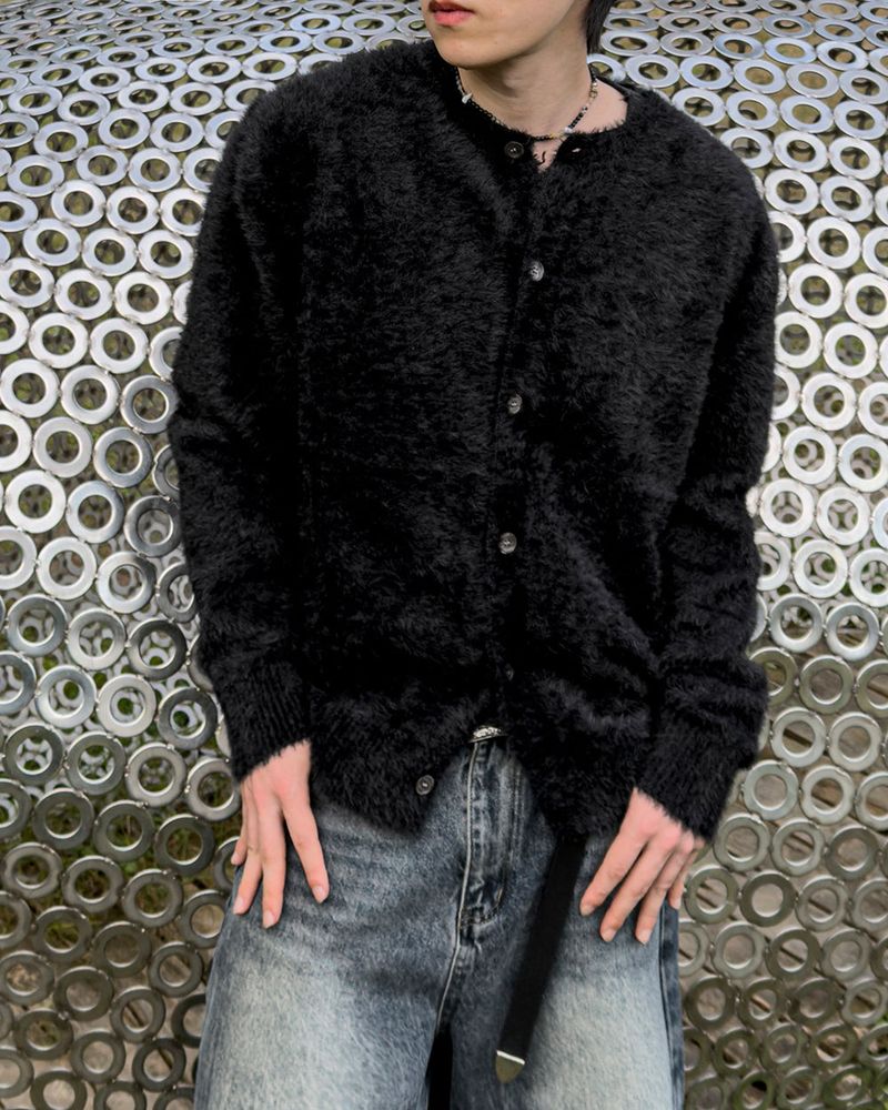 Halo Angora Round Cardigan
