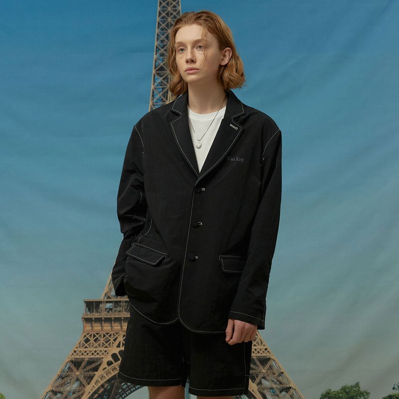 WaiKei（ワイケイ）の「Stitch nylon blazer（Jackets/Outerwear）」