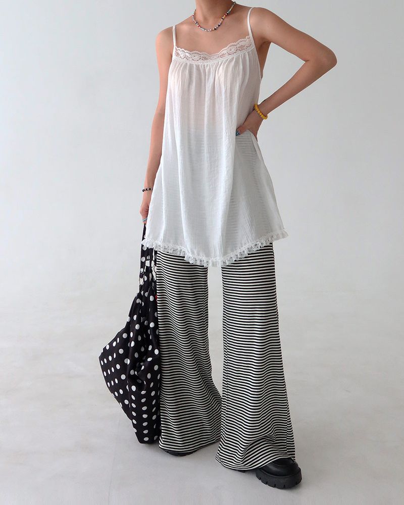inen lace bustier long blouse & mini dress