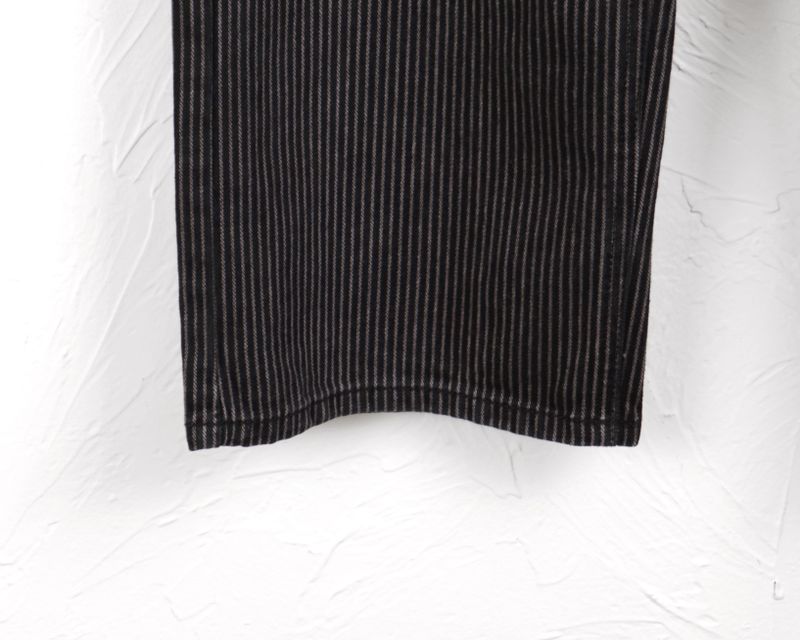 Kilo black striped wide denim pants