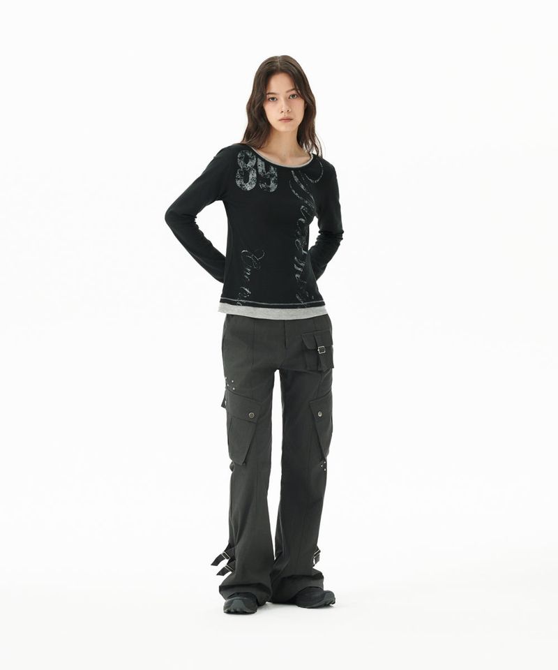 UTILITY CARGO FLARE PANT