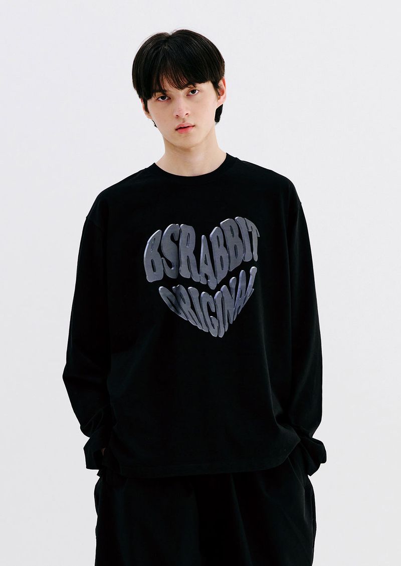 3D HEART BSRABBIT LONG SLEEVE