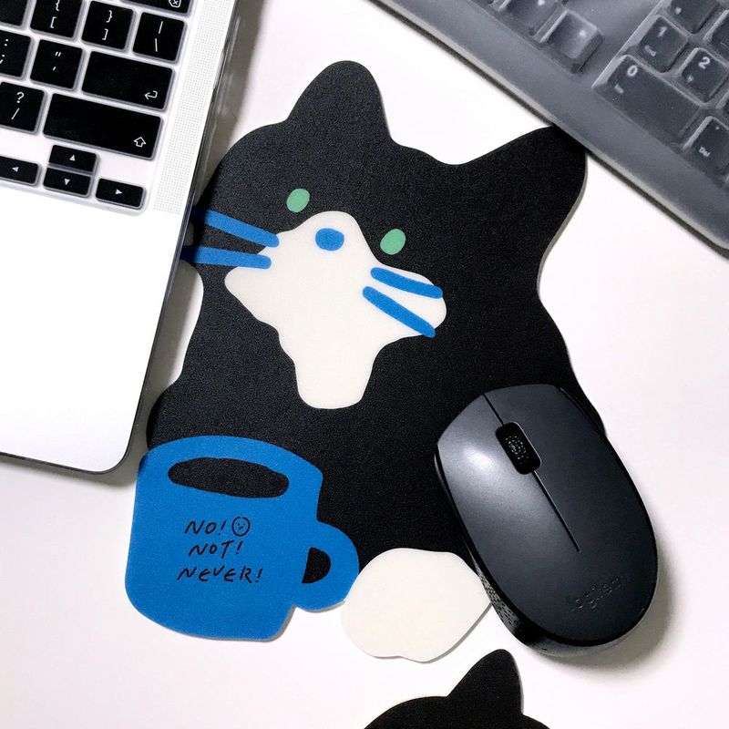 NO NOT NEVER(ノーノットネバー)の「マウスパッドタキシードキャット(スマホグッズ/小物)」