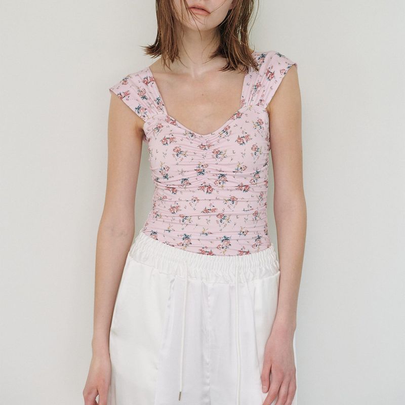 FLOWER SWIMSUIT, PINK