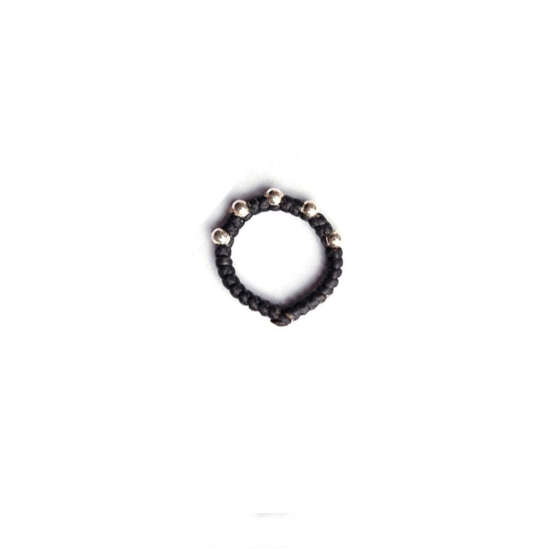 [CCNMADE] PARAFFIN 5 Silver Ring (Khaki)