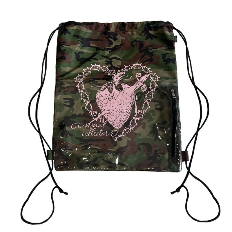PVC pocket artwork gym sack [Camouflage]