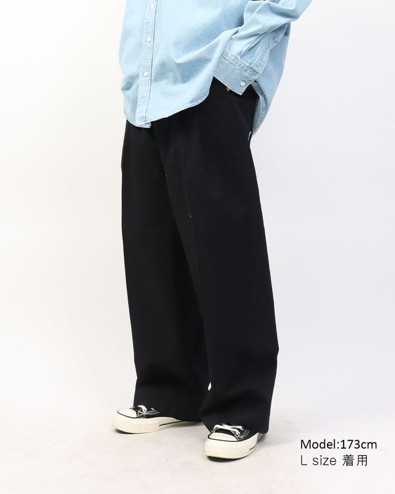 Flow Pintuck Wide Chino Pants_2color