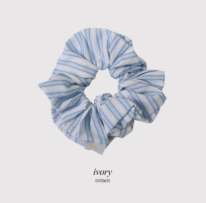 Stripe Hair Scrunchie (3color)