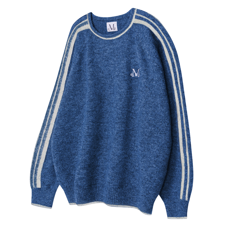 HERNE TRACK LINE LOOSE-FIT KNIT UNISEX (3Color)