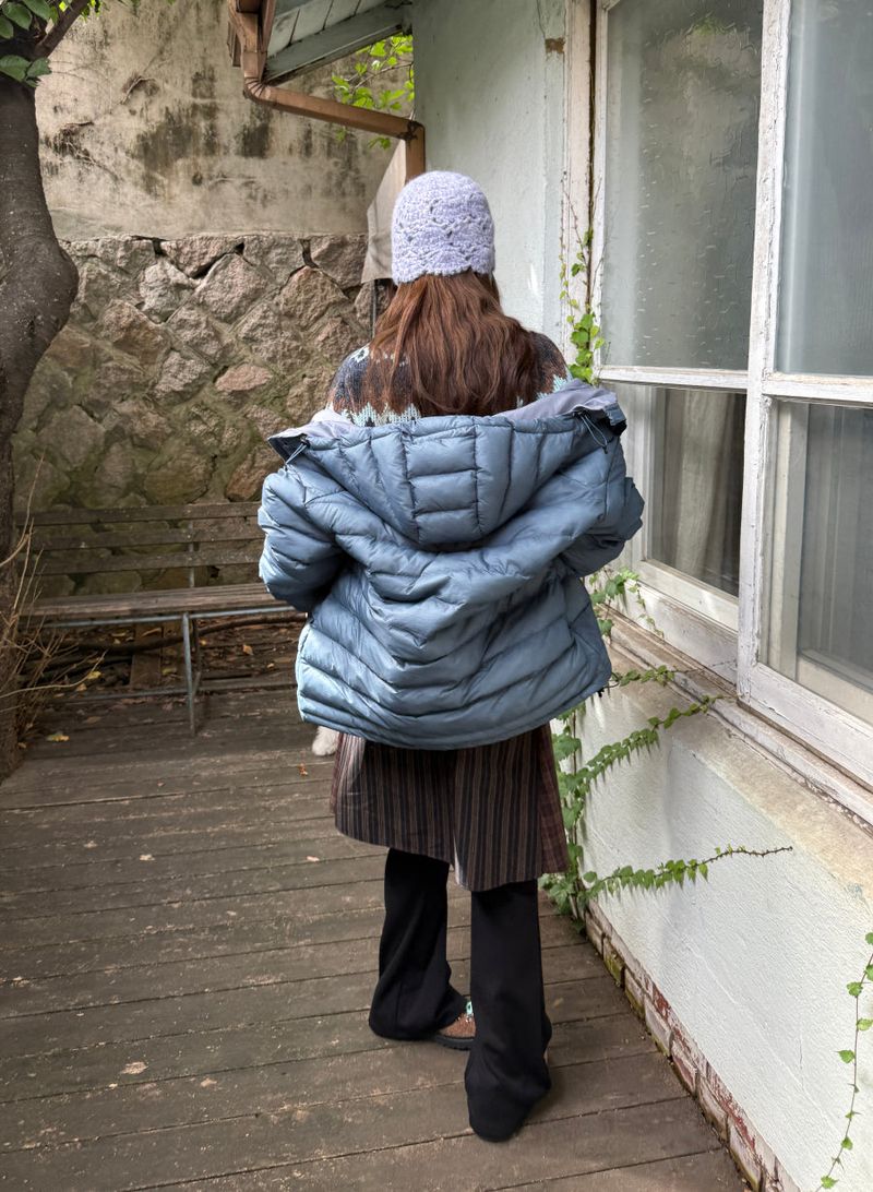 wellon light padding jumper 