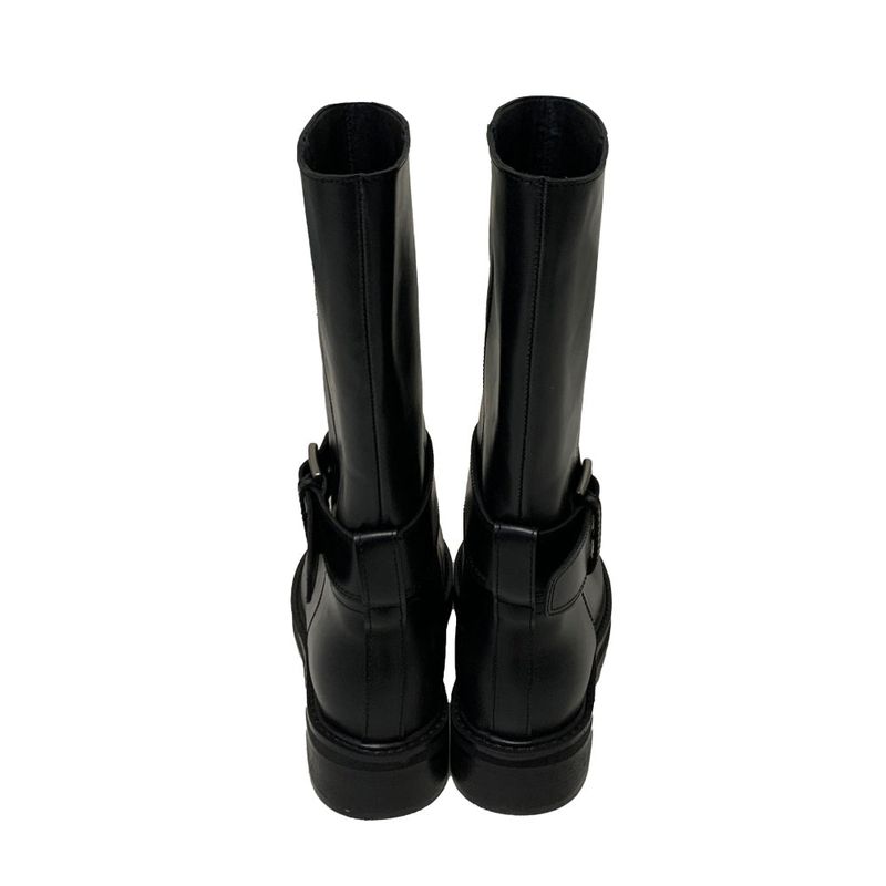 Belted half boots