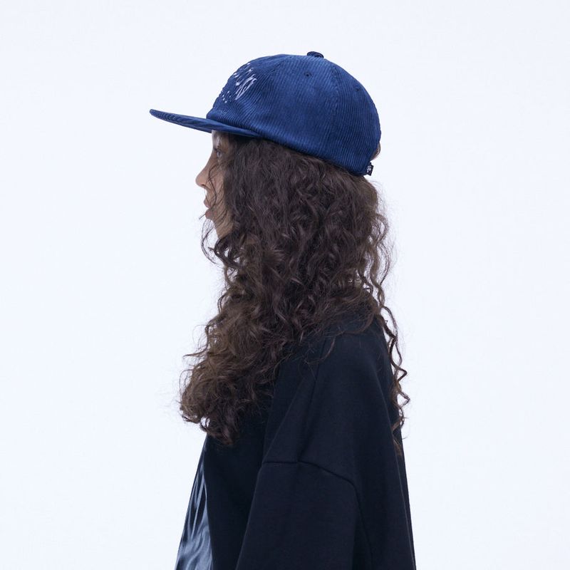 Illusion Corduroy Cap Navy