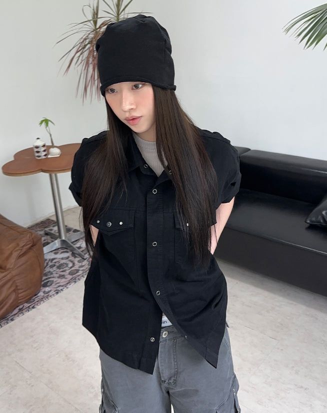 SATIIIZ（サティーズ）の「Verdin Western Snap Short Sleeve Shirt（Tops）」