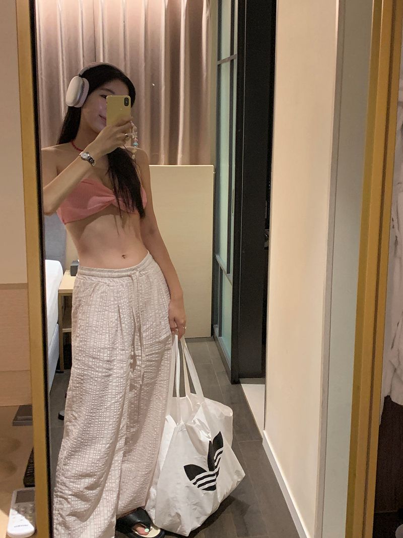 [MADE] REM SEERSUCKER PANTS