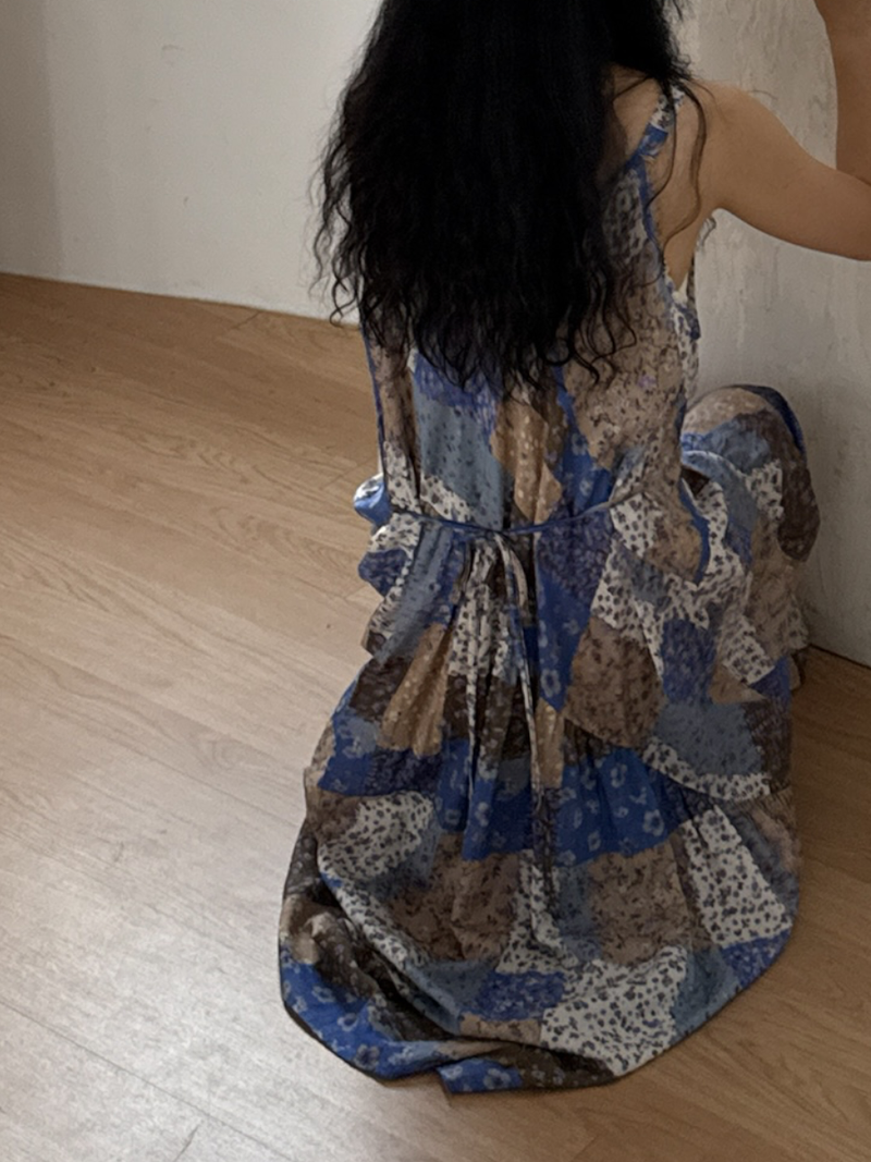 summer vacation long dress 