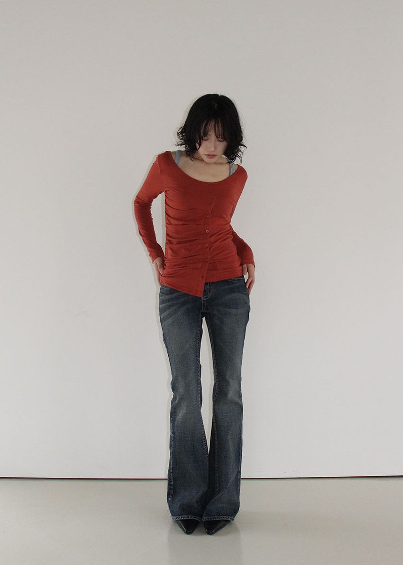 BETTY LOW BOOTS CUT DENIM