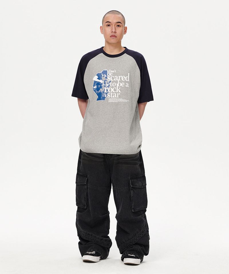 WIDE CARGO DENIM PANT