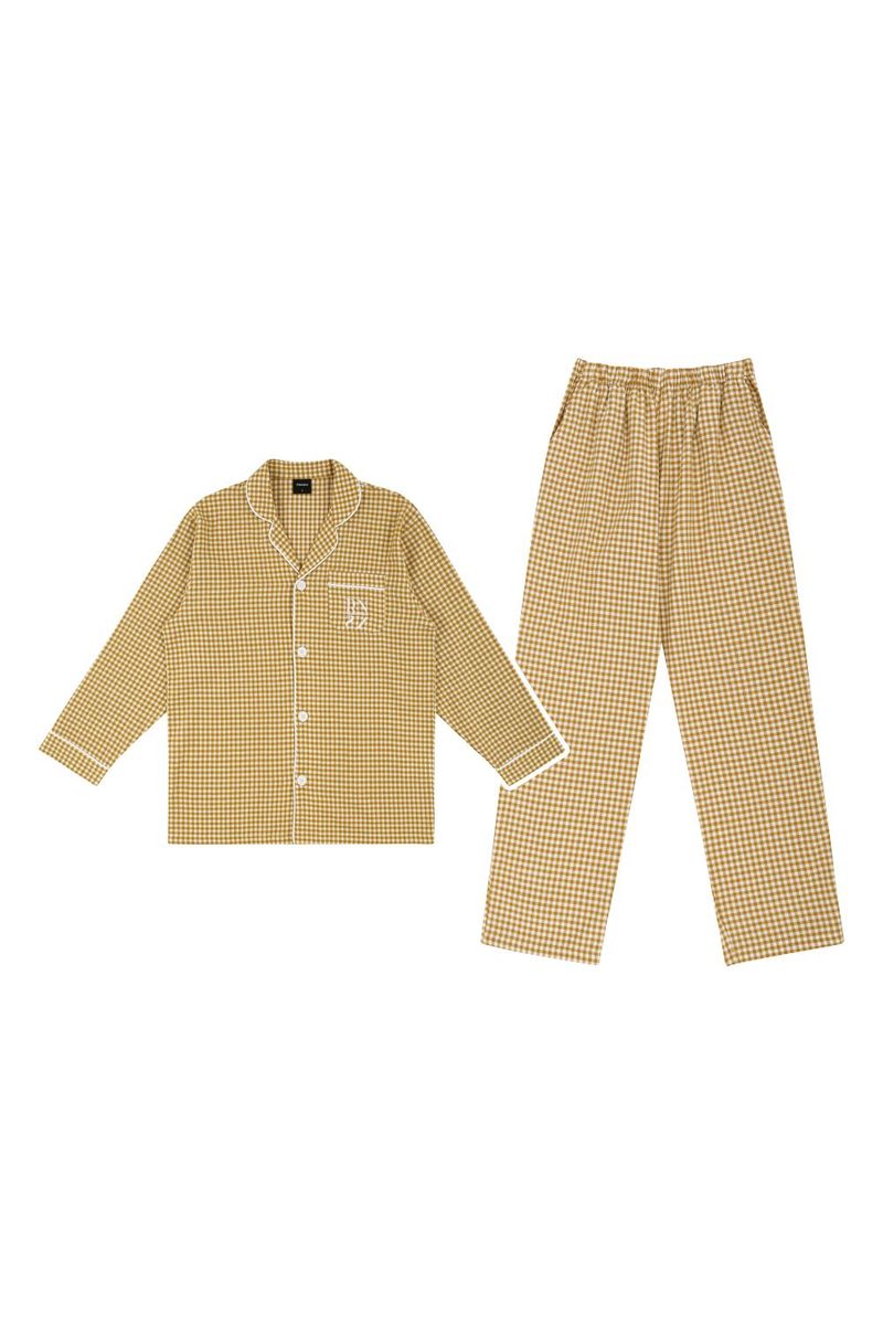 P:ReinSein（レインセイン）の「PRS mustard check pajama setup（Setup）」
