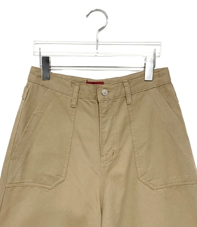 Iris Pocket Adjust Cotton Wide Pants
