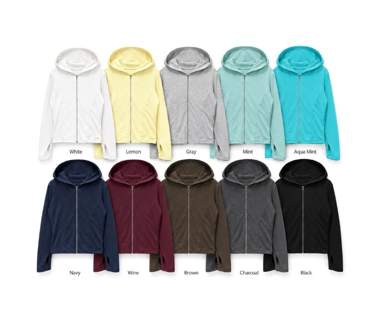 Riel Stitch Slim Hood Zip-Up