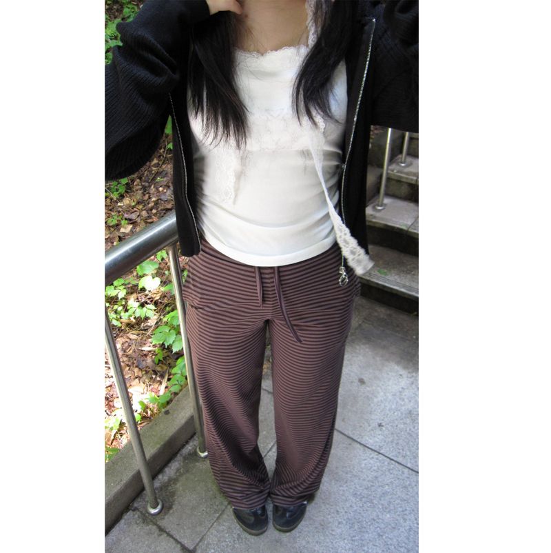 Stripe Slim Pants (3c)