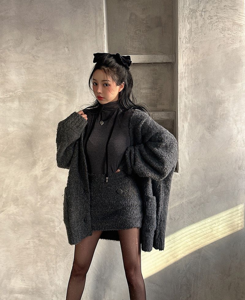 プラスサイズベルベットロイヤルリボンピン
