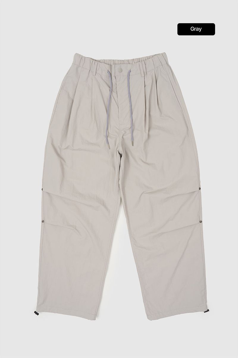 Aether rivet snap nylon pants