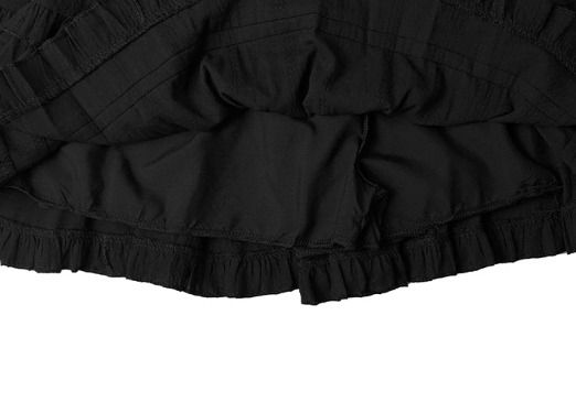 Ael Punching Lace Frill Mini Skirt