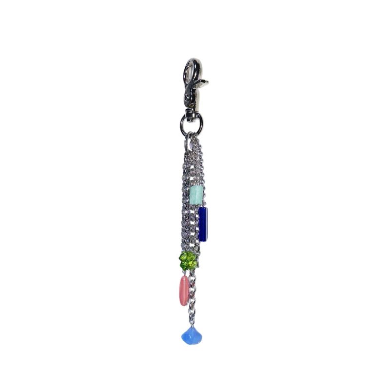 gemstone chain keyring 001