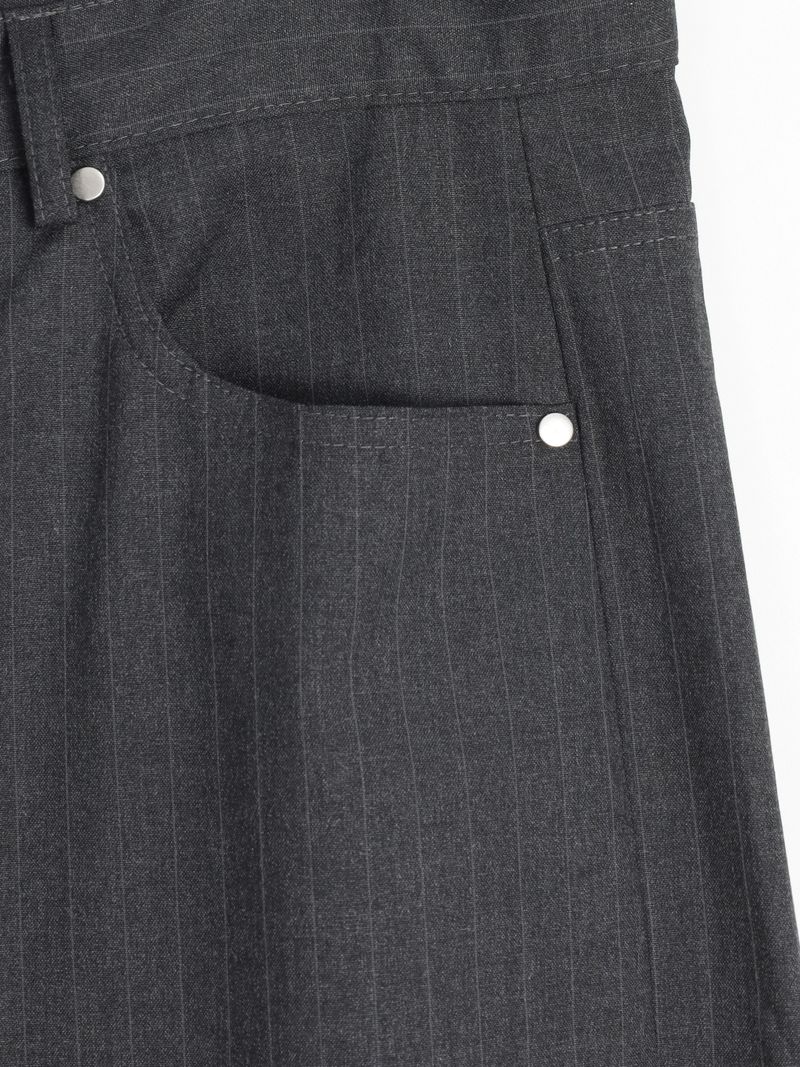 Avan stripe rivet slacks