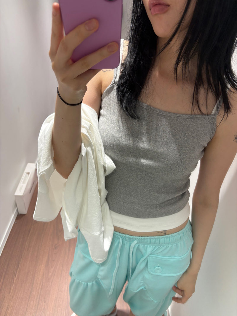 Double layered sleeveless top(3color) 