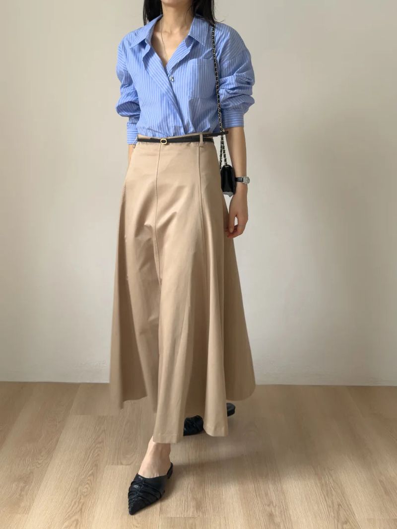 INCHANT ME（インチャントミー）の「Close A-line Flare Long Skirt（Skirts）」