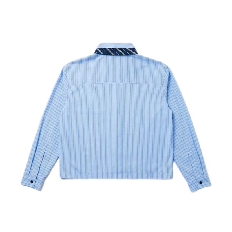 Light Blue Tie Stripe Shirts