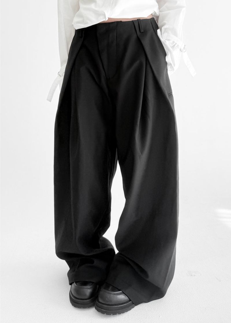  ANGLE LINE WIDE SLACKS