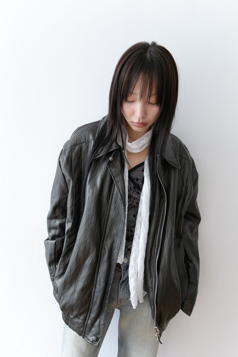 lace see-through muffler(3colors)