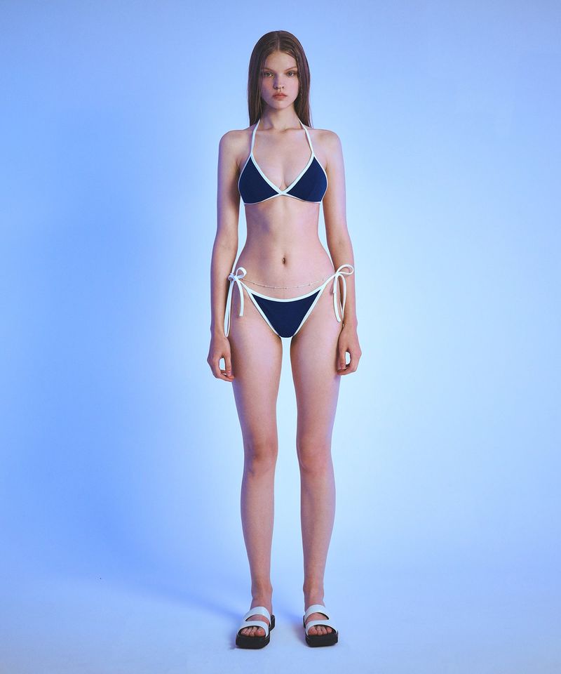 Triangle Bikini Panties (Deep Navy)