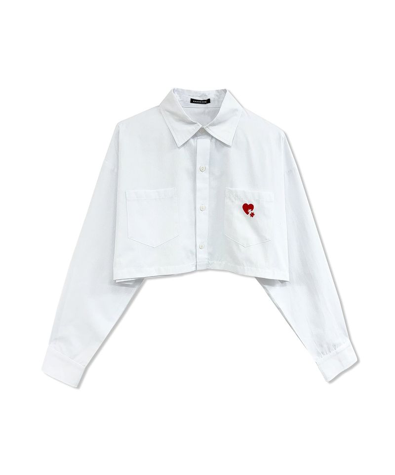 UNISEX 2WAYハートシャツ